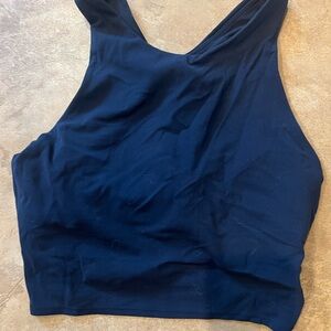 Athleta Dark Blue Sleeveless Top